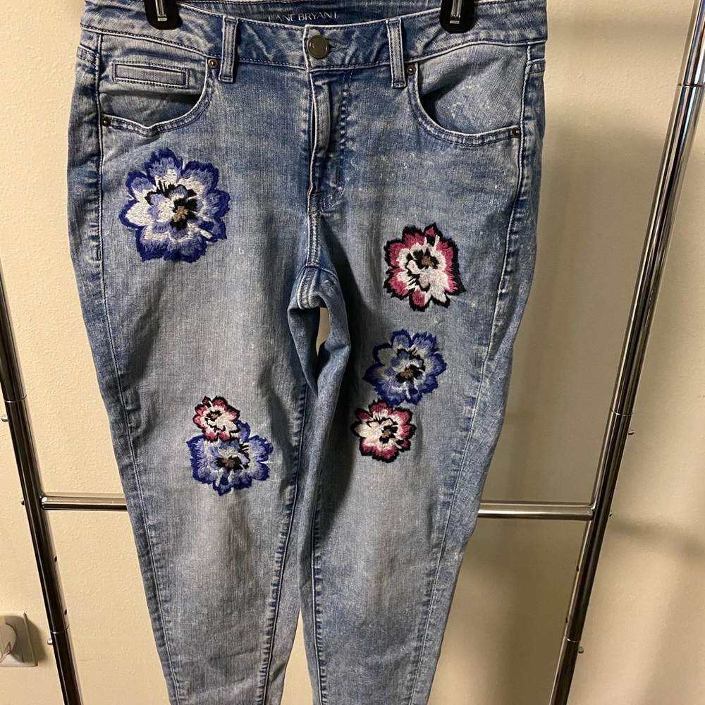 Boyfriend Floral Jeans